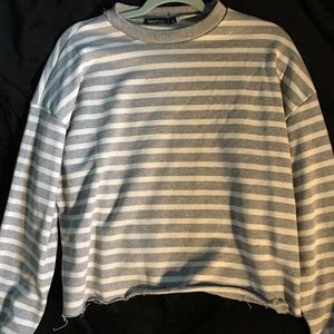 Long sleeve striped sweater